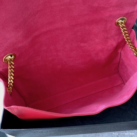 Tony Luxuries SMOOTH YSL REVERSIBLE MEDIUM KATE IN LEATHER SUEDE AND 0709